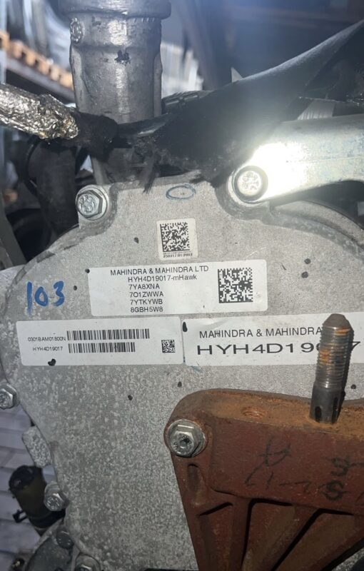 Motore BJ Mahindra GOA 2.6 Turbo diesel